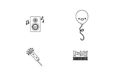 Celebratory by Illustration Ink — Dingbats Font — thumbnail 2