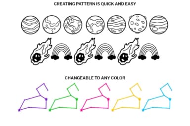 Celestial Doodle by digitalplannerland — Dingbats Font — thumbnail 4