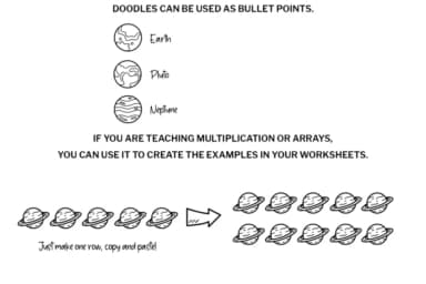 Celestial Doodle by digitalplannerland — Dingbats Font — thumbnail 8