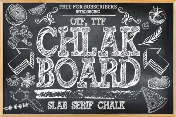 Chalkboard by Minimalistartstudio — Slab Serif Font