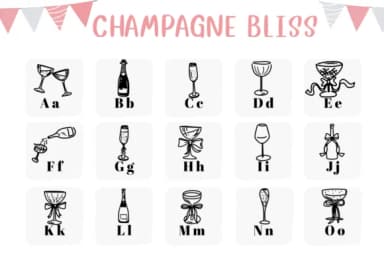 Champagne Bliss by CHANOK — Dingbats Font — thumbnail 2