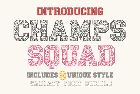 Champs Squad by Eystore — Slab Serif Font