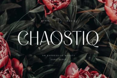 Chaostiq by Typia Nesia — Slab Serif Font — thumbnail 1