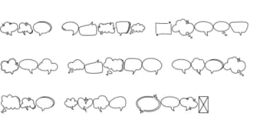 Chat Bubble by Letterayu — Dingbats Font — thumbnail 6