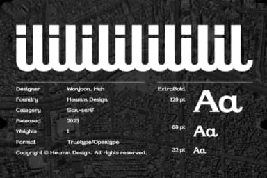 Cheonggye by heummdesign — Slab Serif Font — thumbnail 5