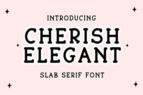 Cherish Elegant by CraftedType Studio — Slab Serif Font