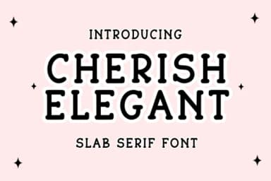 Cherish Elegant by CraftedType Studio — Slab Serif Font — thumbnail 1
