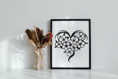 Cherry Blossoms Heart by MOMAT THIRTYONE — Dingbats Font — thumbnail 6