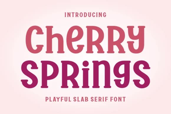 Cherry Springs by Dito (7NTypes) — Slab Serif Font