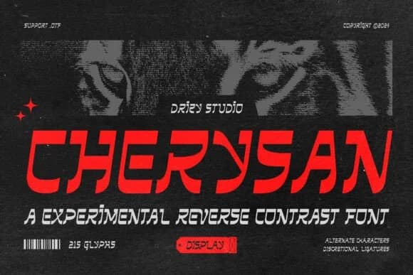 Cherysan by Drizy Studio — Slab Serif Font — preview 1