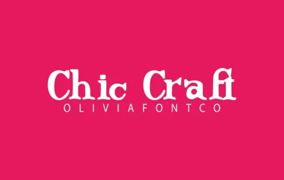 Chic Craft by OliviaFontCo — Slab Serif Font