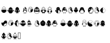 Chick-a-doodle by Happy Bamboo — Dingbats Font — thumbnail 4