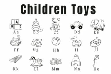 Children Toys by Suphitchaya — Dingbats Font — thumbnail 2