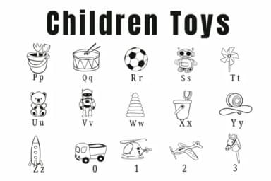 Children Toys by Suphitchaya — Dingbats Font — thumbnail 3