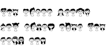 Childtoon by edywiyonopp — Dingbats Font — thumbnail 5