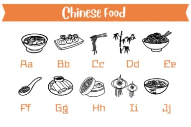 Chinese Food Doodle by Pui Art — Dingbats Font — thumbnail 4