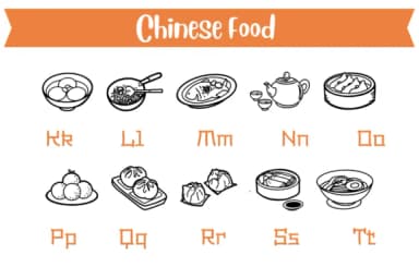 Chinese Food Doodle by Pui Art — Dingbats Font — thumbnail 5