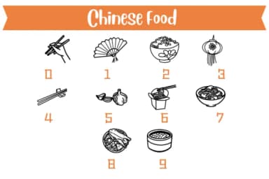 Chinese Food Doodle by Pui Art — Dingbats Font — thumbnail 7