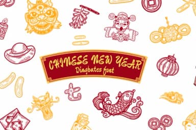 Chinese New Year by Suphitchaya — Dingbats Font — thumbnail 1