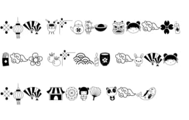 Chinese New Year by Nun Sukhwan — Dingbats Font — thumbnail 8