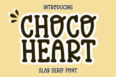 Choco Heart by CraftedType Studio — Slab Serif Font — thumbnail 1