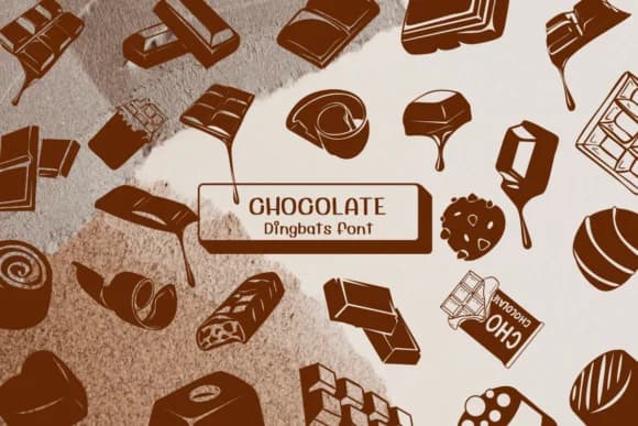 Chocolate by Ketsarin — Dingbats Font