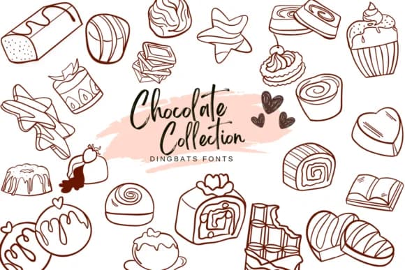 Chocolate Collection by Suphitchaya — Dingbats Font