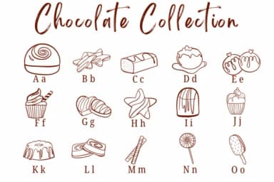 Chocolate Collection by Suphitchaya — Dingbats Font — thumbnail 2