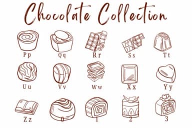 Chocolate Collection by Suphitchaya — Dingbats Font — thumbnail 3