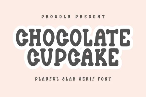 Chocolate Cupcake by CraftedType Studio — Slab Serif Font