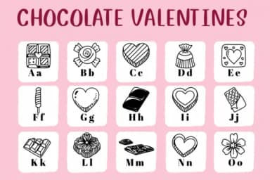 Chocolate Valentines by CHANOK — Dingbats Font — thumbnail 2