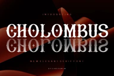 Cholombus by sinduamiw — Slab Serif Font — thumbnail 1