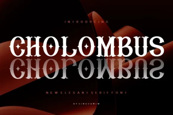 Cholombus by sinduamiw — Slab Serif Font
