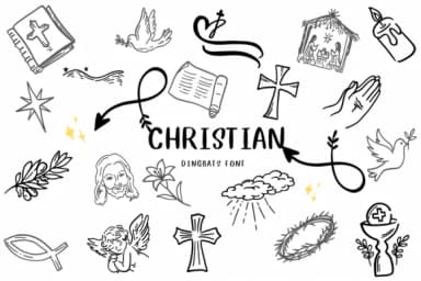 Christian by CHANOK — Dingbats Font — thumbnail 1