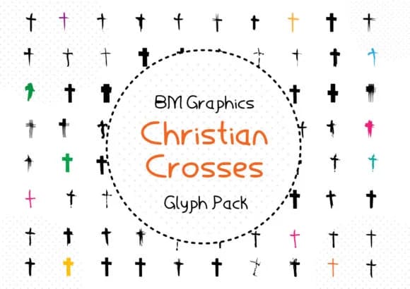 BM Graphics - Christian Crosses by GraphicsBam Fonts — Dingbats Font