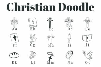 Christian Doodle by Suphitchaya — Dingbats Font — thumbnail 2