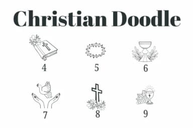 Christian Doodle by Suphitchaya — Dingbats Font — thumbnail 4
