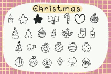 Christmas by Foam-Design Store — Dingbats Font — thumbnail 1