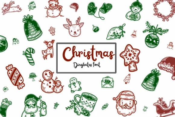 Christmas by Suphitchaya — Dingbats Font