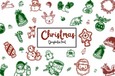 Christmas by Suphitchaya — Dingbats Font — thumbnail 1