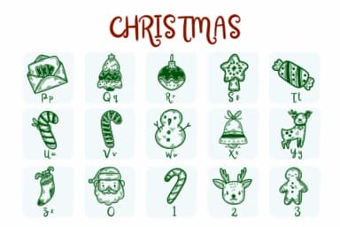 Christmas by Suphitchaya — Dingbats Font — thumbnail 3