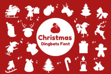 Christmas by Nun Sukhwan — Dingbats Font — thumbnail 1