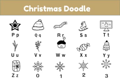 Christmas by Nun Sukhwan — Dingbats Font — thumbnail 3