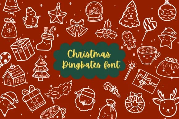 Christmas by Natchuta — Dingbats Font