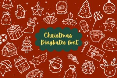 Christmas by Natchuta — Dingbats Font — thumbnail 1