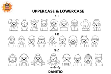 Christmas Avatars by danita.kukkai — Dingbats Font — thumbnail 2