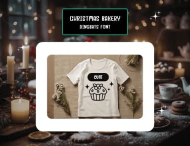 Christmas Bakery by Distiny4919 — Dingbats Font — thumbnail 6