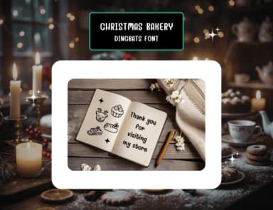 Christmas Bakery by Distiny4919 — Dingbats Font — thumbnail 8