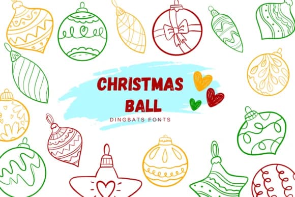 Christmas Ball by Suphitchaya — Dingbats Font
