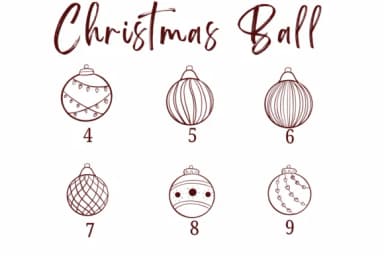 Christmas Ball by Suphitchaya — Dingbats Font — thumbnail 4